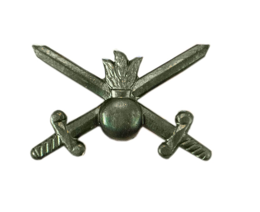 Эмблема петличная "Сухопутные войска" полевая