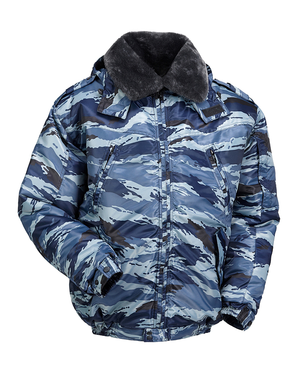 Куртка зимняя с меховой подстежкой АЛЬФА-2 цв. серый камыш