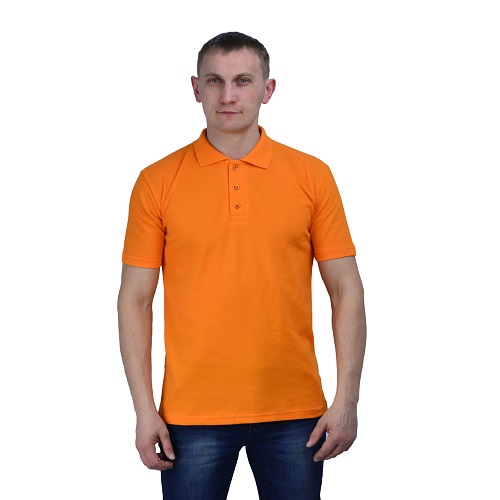 Рубашка-поло оранжевая